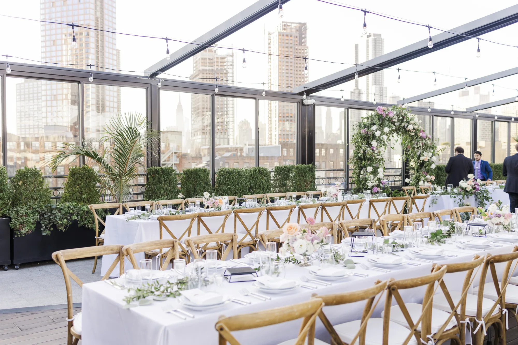 Wedding reception at Box House Events