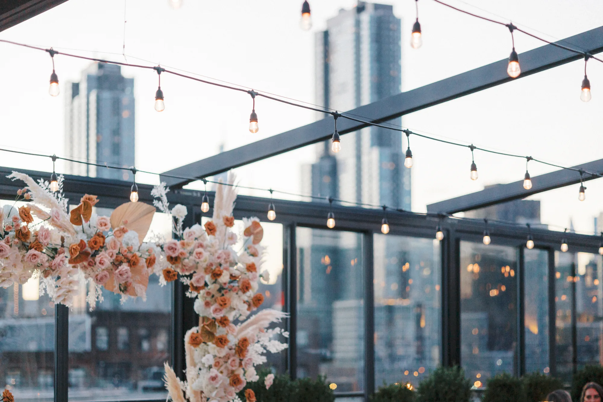 Private event on the rooftop