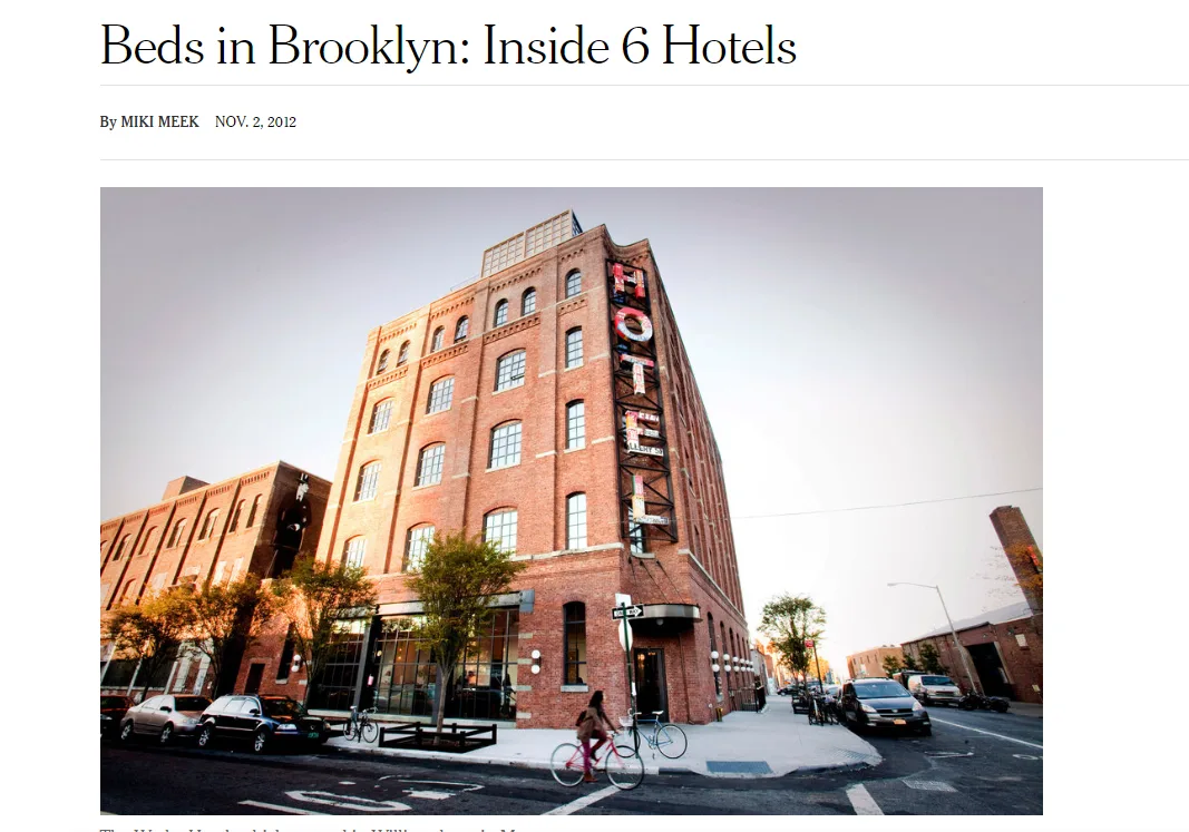 Beds in Brooklyn, The New York Times