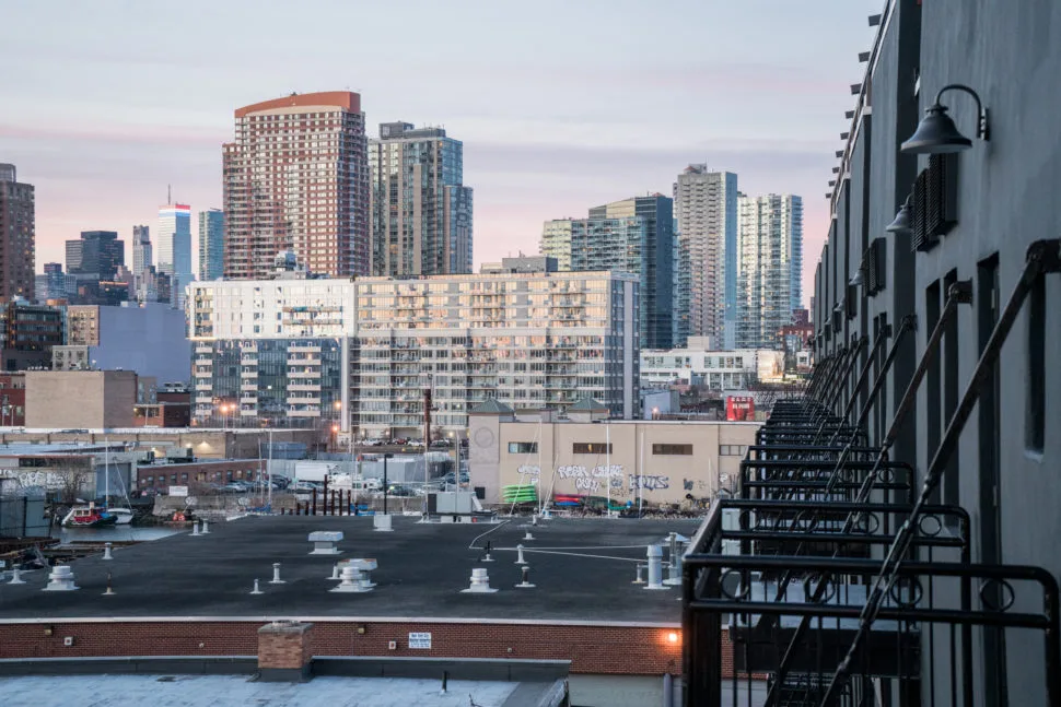 One bedroom with city view